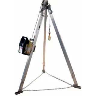 3M DBI-SALA 8300040 Confined Space Aluminum Tripod with Winch 9 ft High 60 ft Galvanized Cable | No Sales Tax & Free Shipping