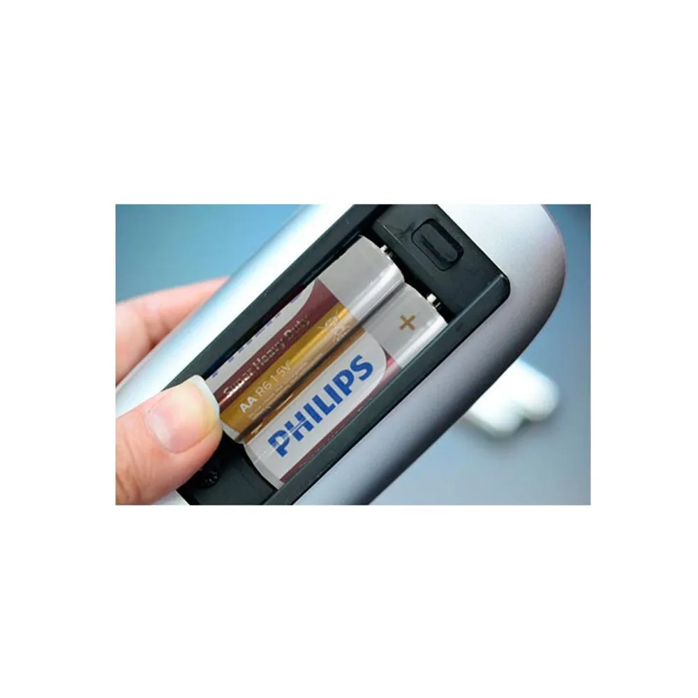 96 AA Philips Zinc Chloride Batteries R6 1.5V Super Heavy Duty Use Double A Bulk