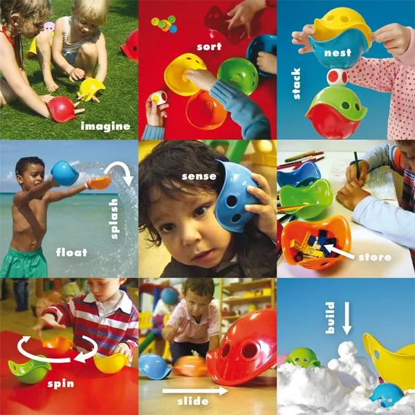 Bilibo Mini: Primary 6pc
