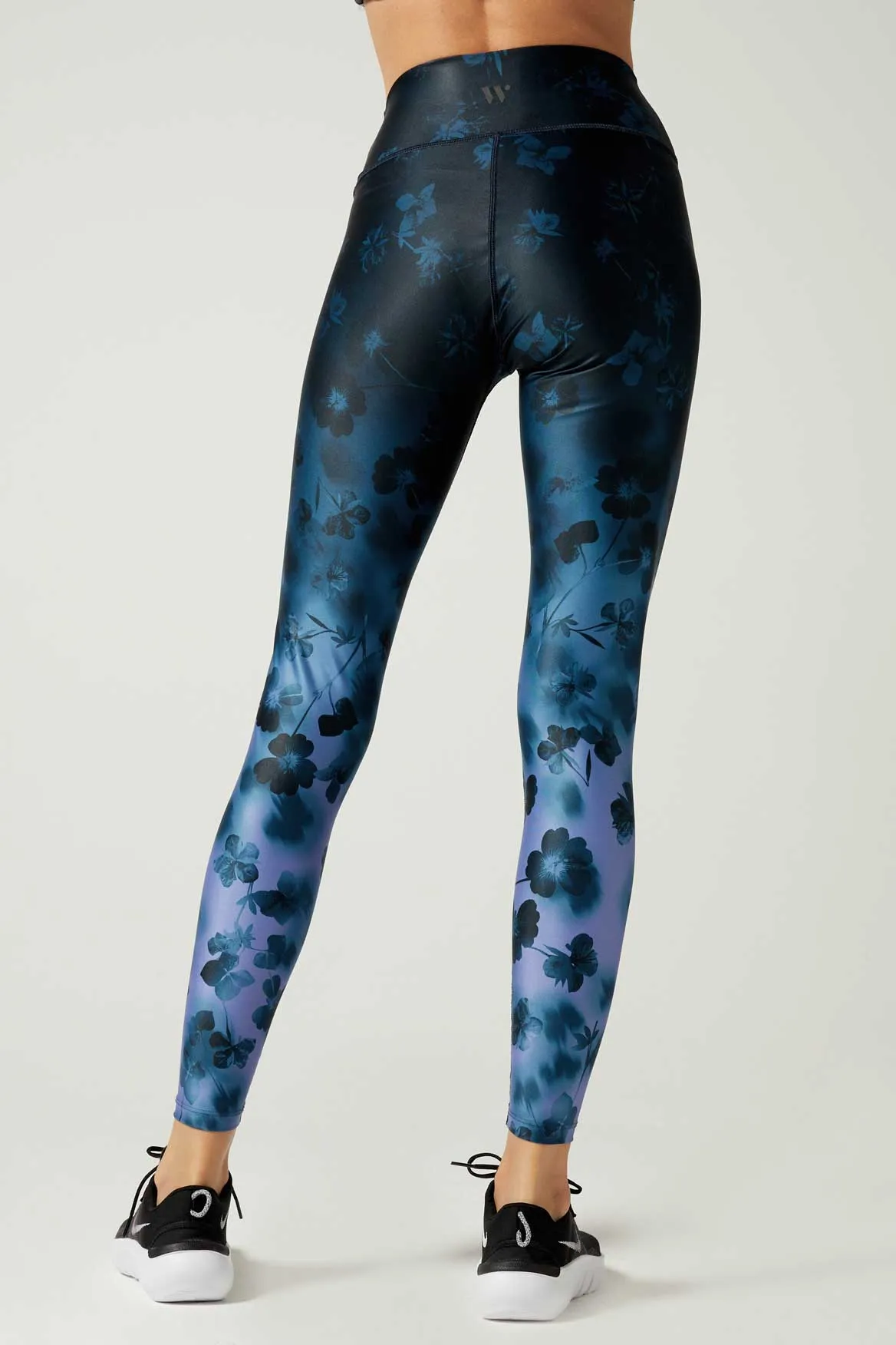 Camila Front Pocket Legging Floral Camo Stone Teal