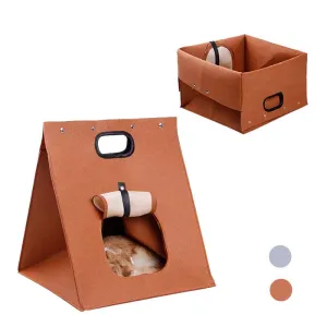 Foldable Warm Bed for Cats