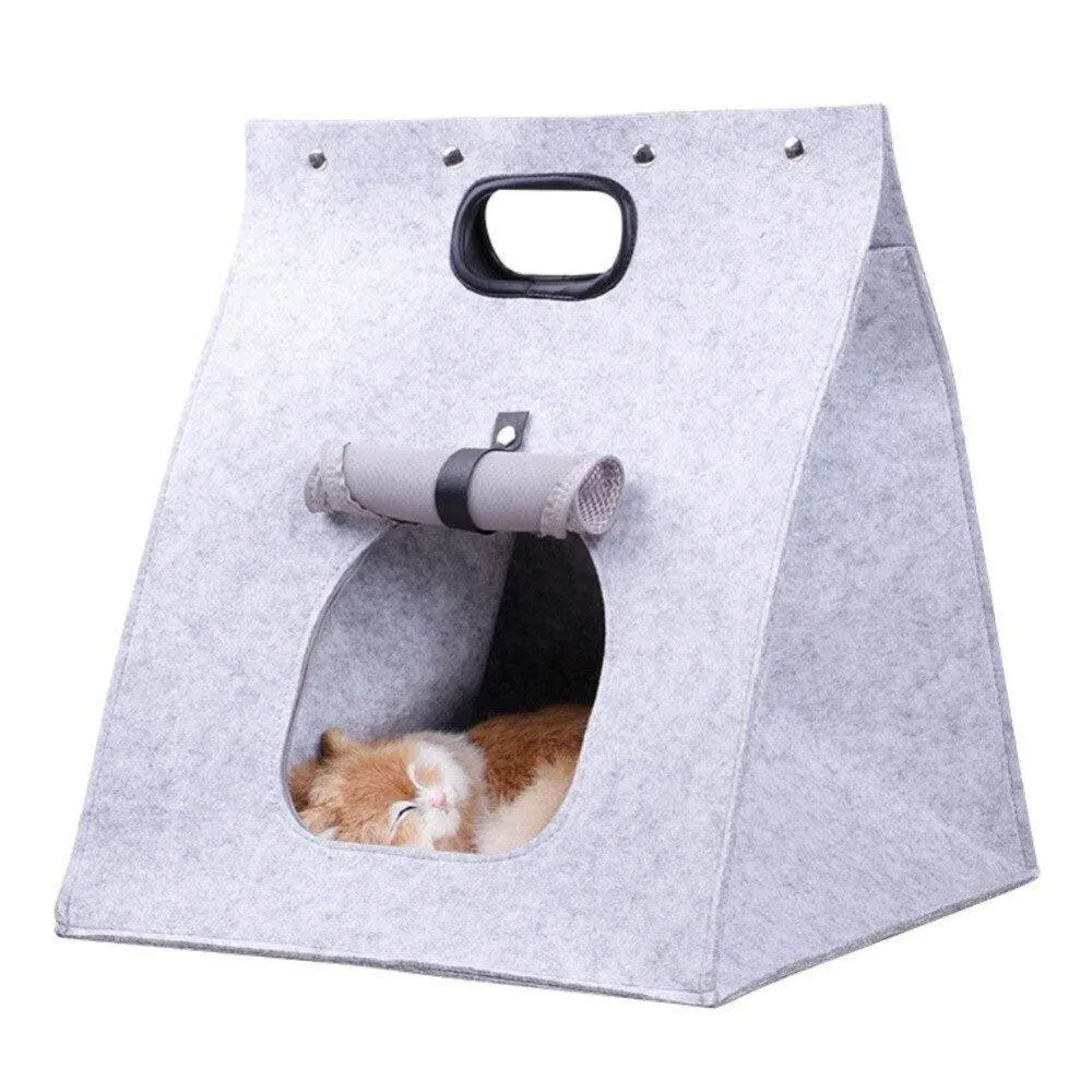 Foldable Warm Bed for Cats