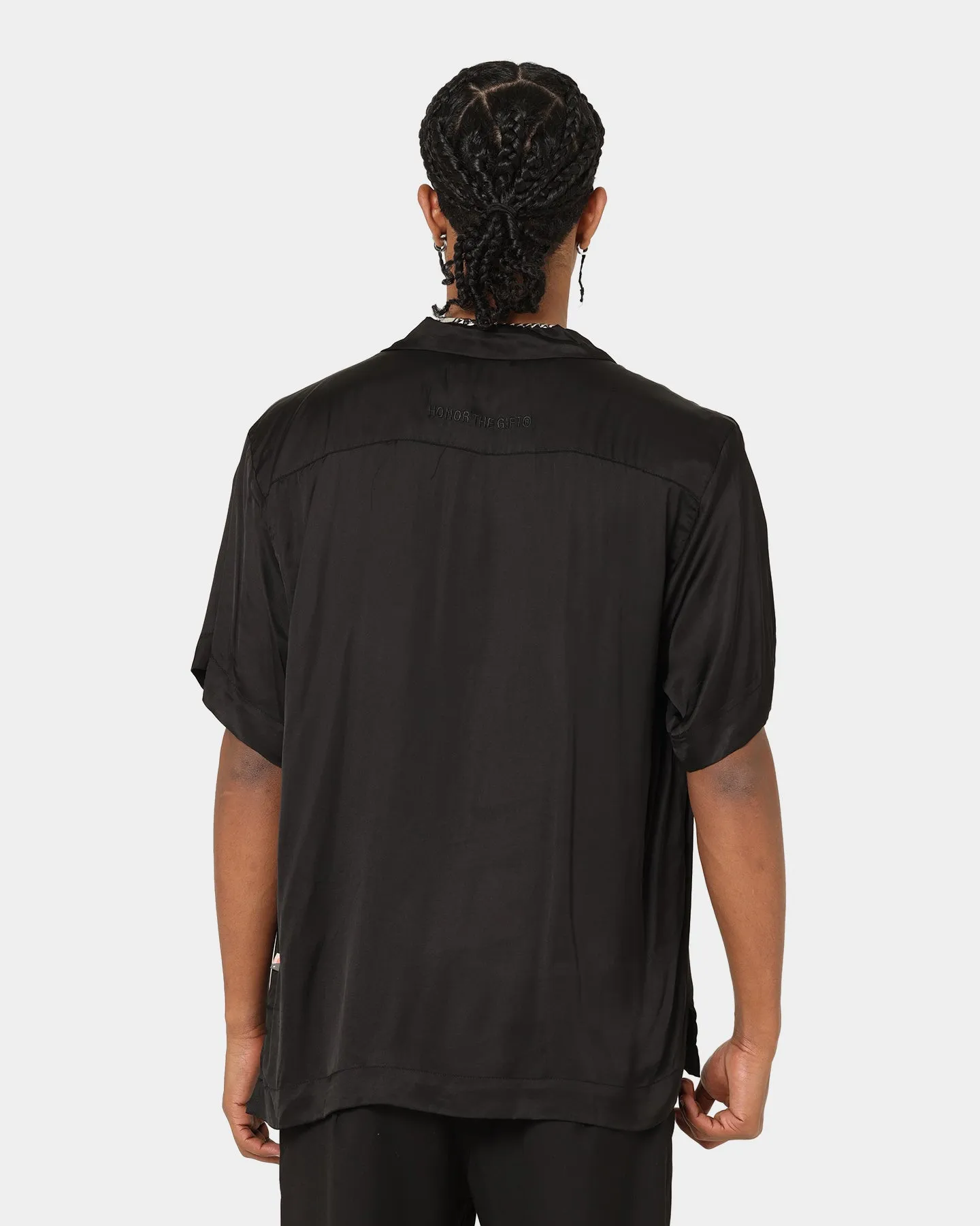 Honor The Gift Century Camp Button Up Shirt Black
