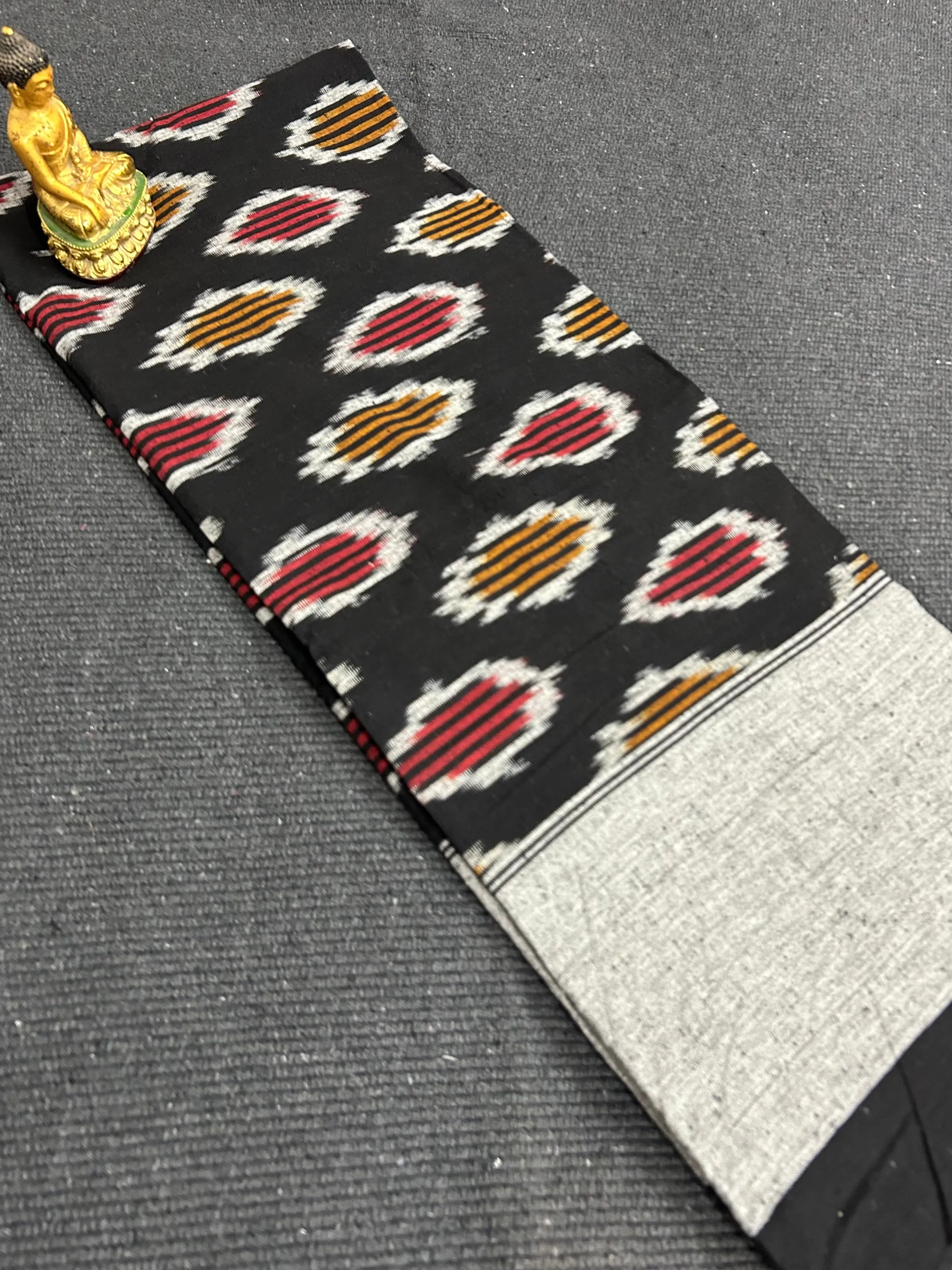 Ikat Single Cot Cotton Bedsheet