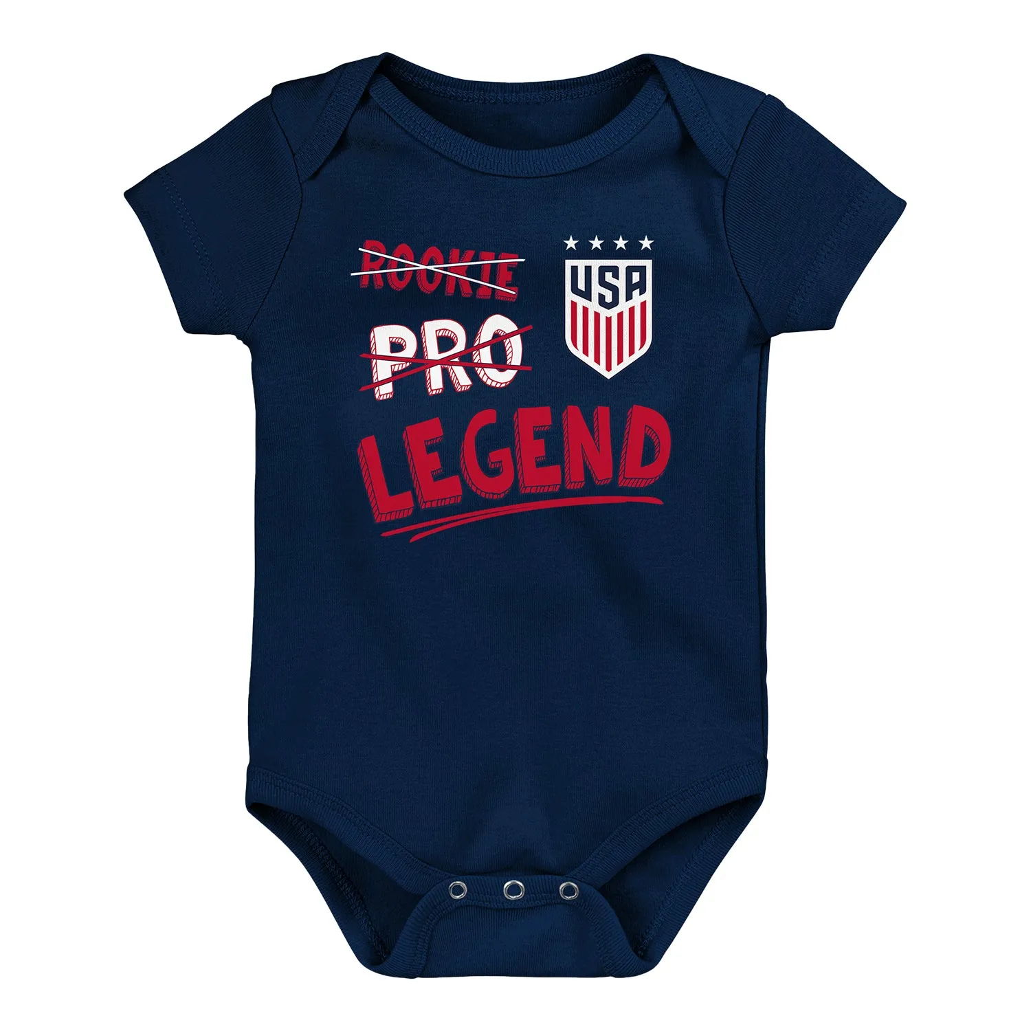 Infant USMNT Outerstuff Legendary Blue Onesie