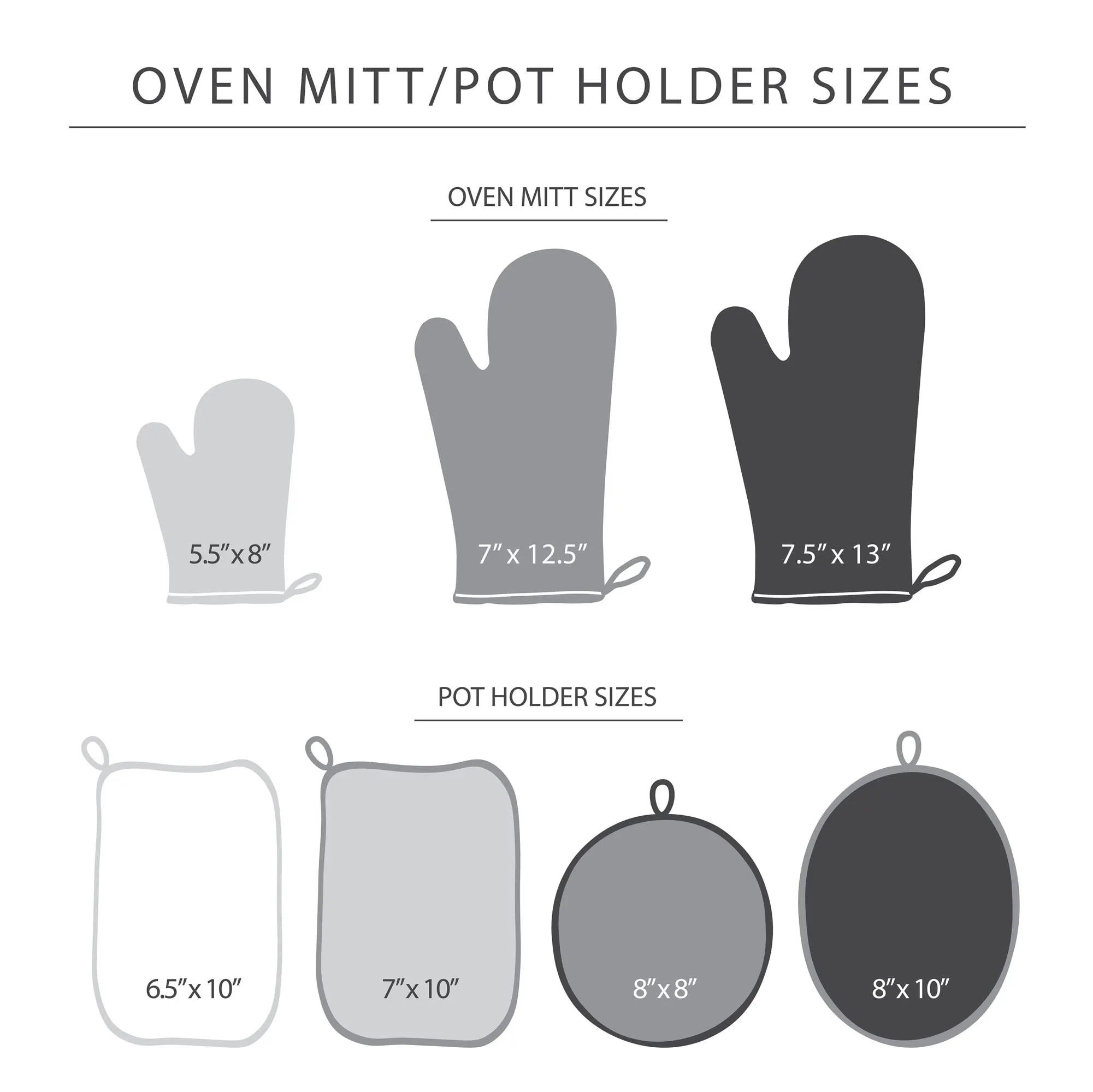 KitchenAid Beacon Two-Tone Non-Slip Mini Oven Mitt Set, Navy/Ink, 5.5"x8", 2 Piece
