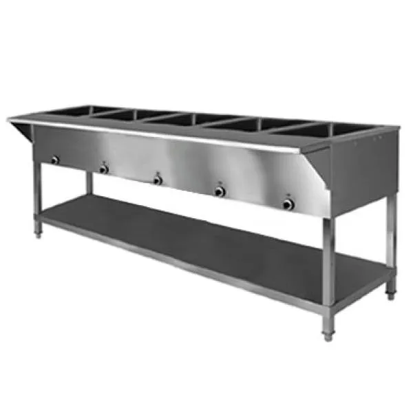 Klingers SW-5H-240/208  5 Well Electric Steam Table