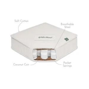 Little Green Sheep Sprung Mattress - Direct delivery