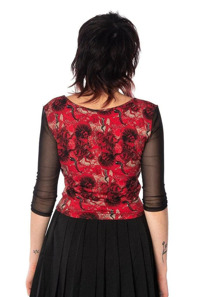 Mad Dame Mesh Top
