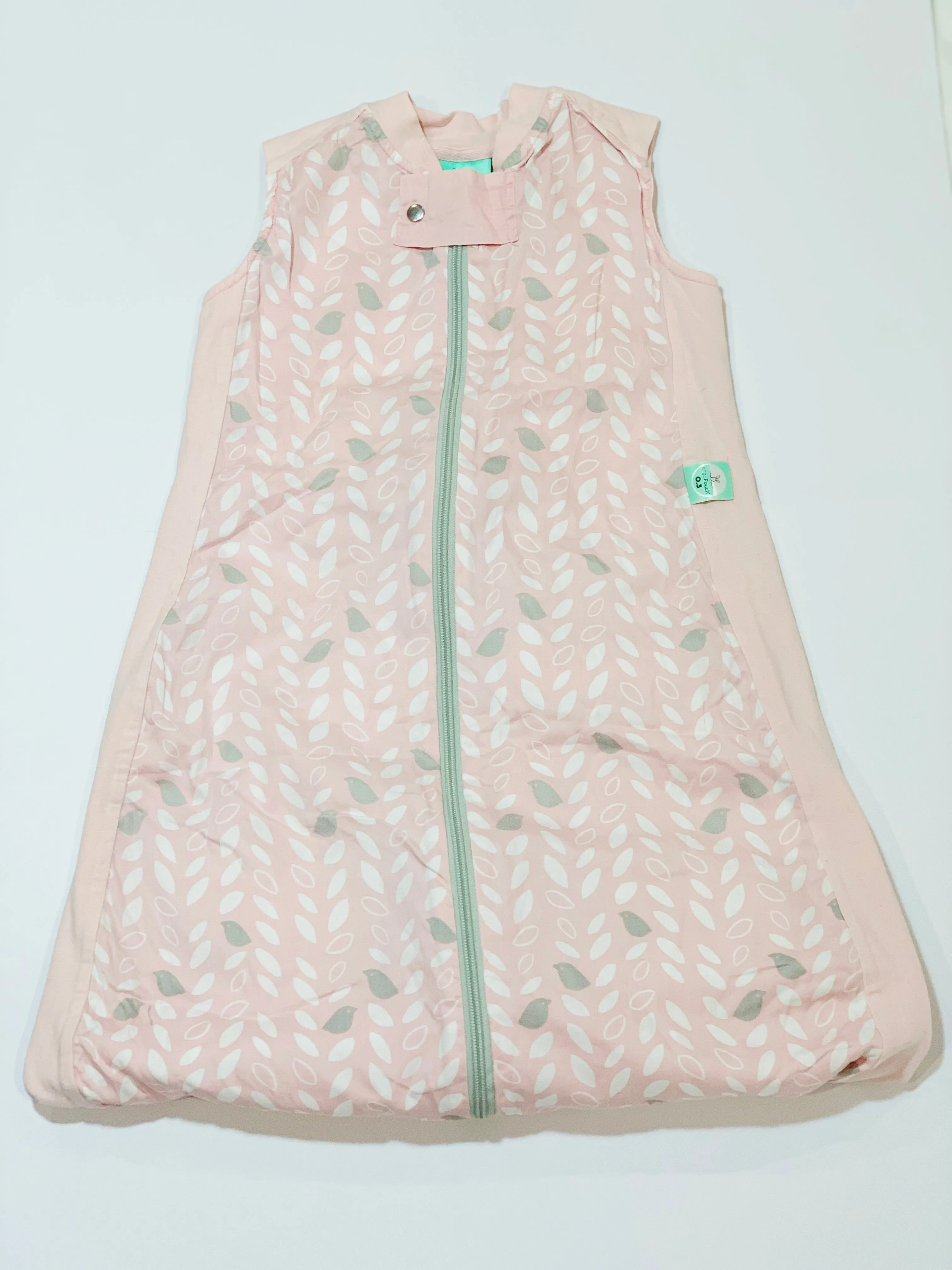 Pink sleeping bag 0.3 tog - Size 12-36 months