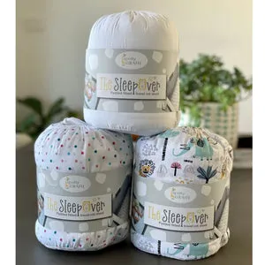 Portacot Fitted Sheet Spotty Giraffe The SleepOver