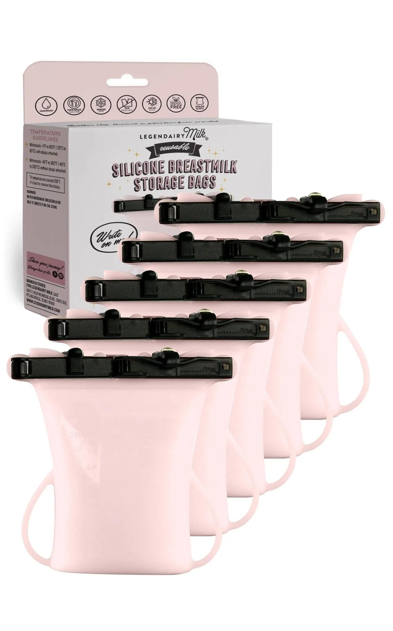 Silicone Breastmilk Storage Bags