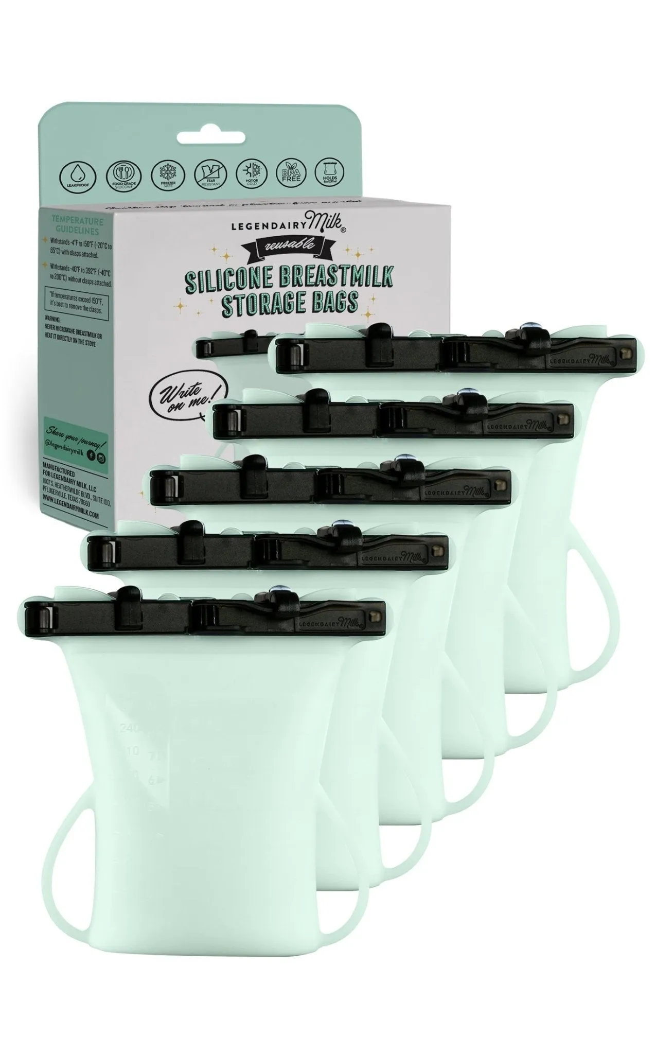 Silicone Breastmilk Storage Bags