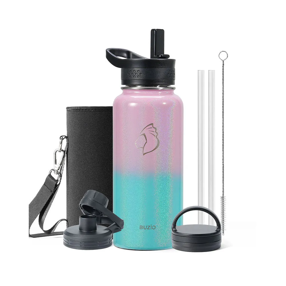 Trio Series Water Bottle with 3 Lids | 32oz